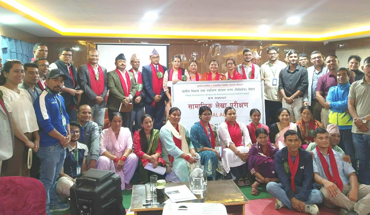 भिडिसेफ नेपाल कालीकोटको सामाजिक लेखापरीक्षण सम्पन्न