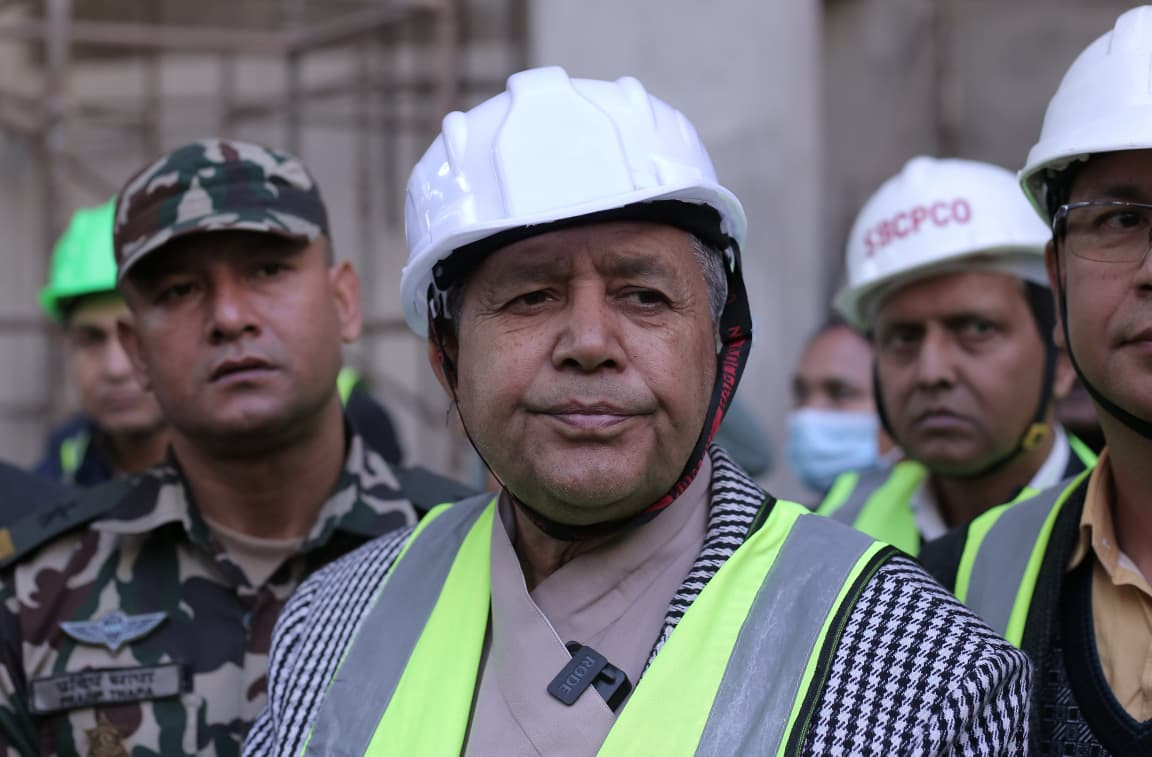 निर्माणाधीन संघीय संसद् भवनलाई समयमै सम्पन्न गर्न सभामुख घिमिरेको निर्देशन