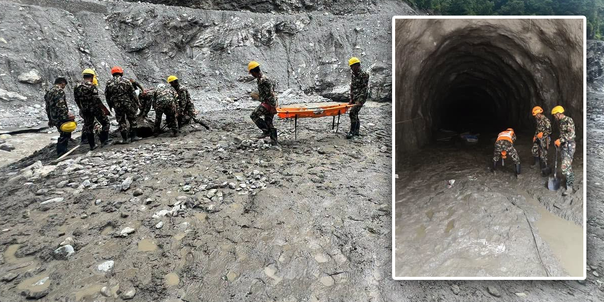 जलविद्युत् आयोजनाका सुरुङमा फसेकाको उद्धारमा के हुँदै छ ? अपडेट
