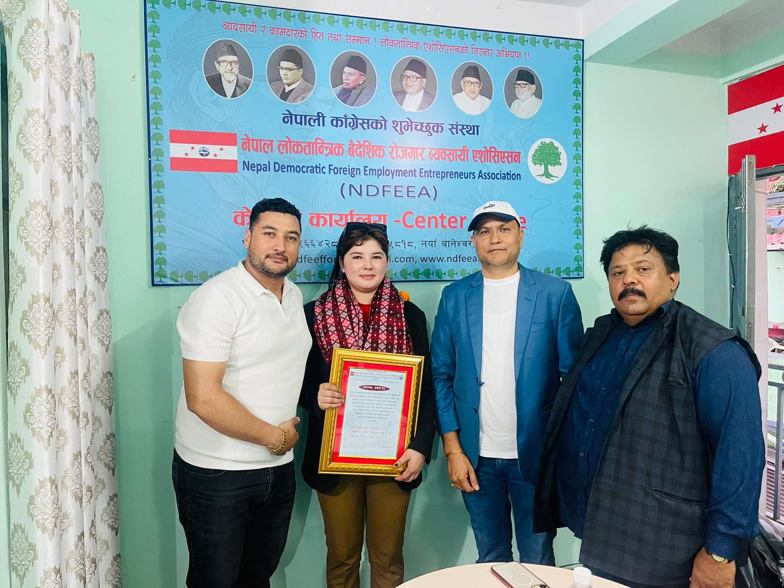 संघ कार्यसमिति सदस्य खड्का एसोसिएसन प्रवेश