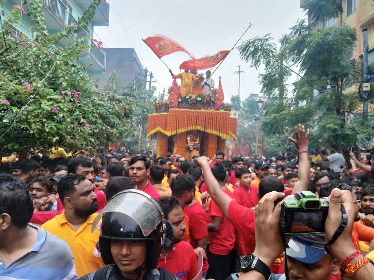 गहवामाईको रथयात्रा वीरगञ्जमा सम्पन्न
