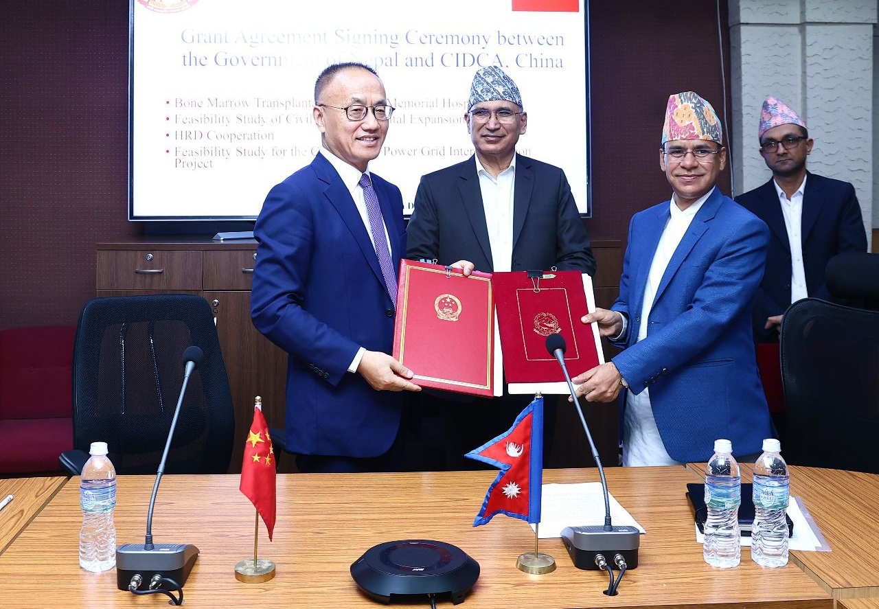 नेपाल र चीनबीच चार वटा परियोजनाका लागि समझदारी पत्रमा हस्ताक्षर