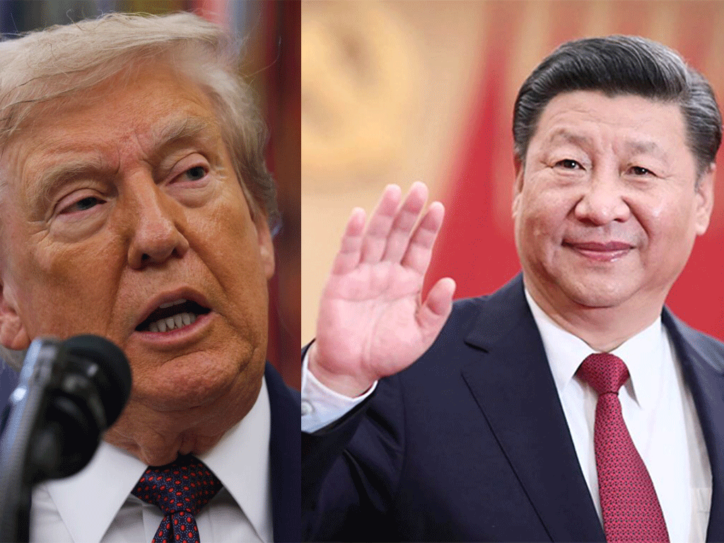 अमेरिकी राष्ट्रपति ट्रम्प र चिनियाँ राष्ट्रपति सी दक्षिण कोरियामा भेट्दै