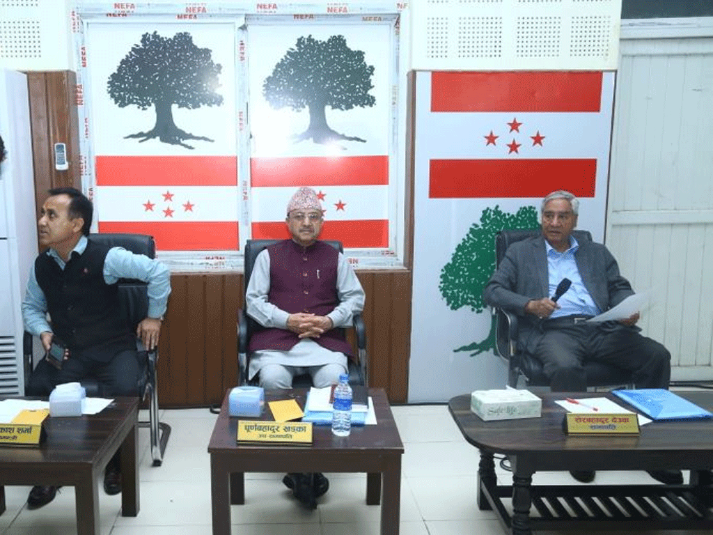 कांग्रेस केन्द्रीय कार्यसम्पादन समितिको बैठक बस्दै