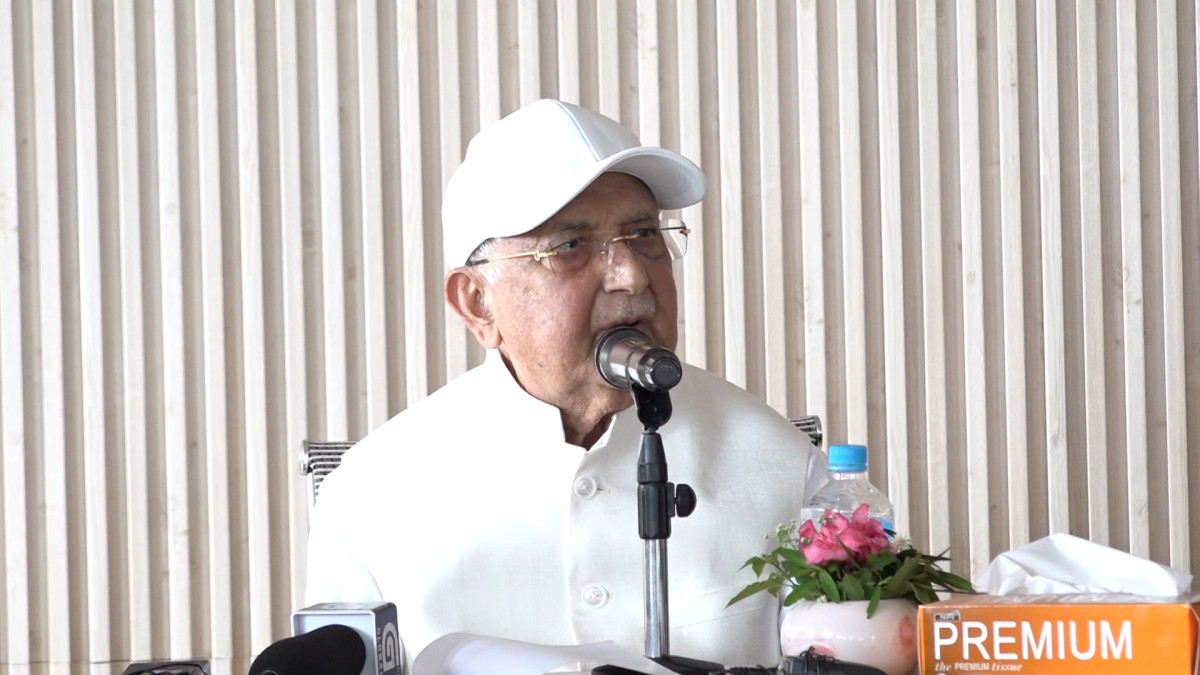 सरकारले राज्यको सामर्थ्य कब्जा गर्दा विपद् व्यवस्थापन प्रभावकारी भएन : ओली
