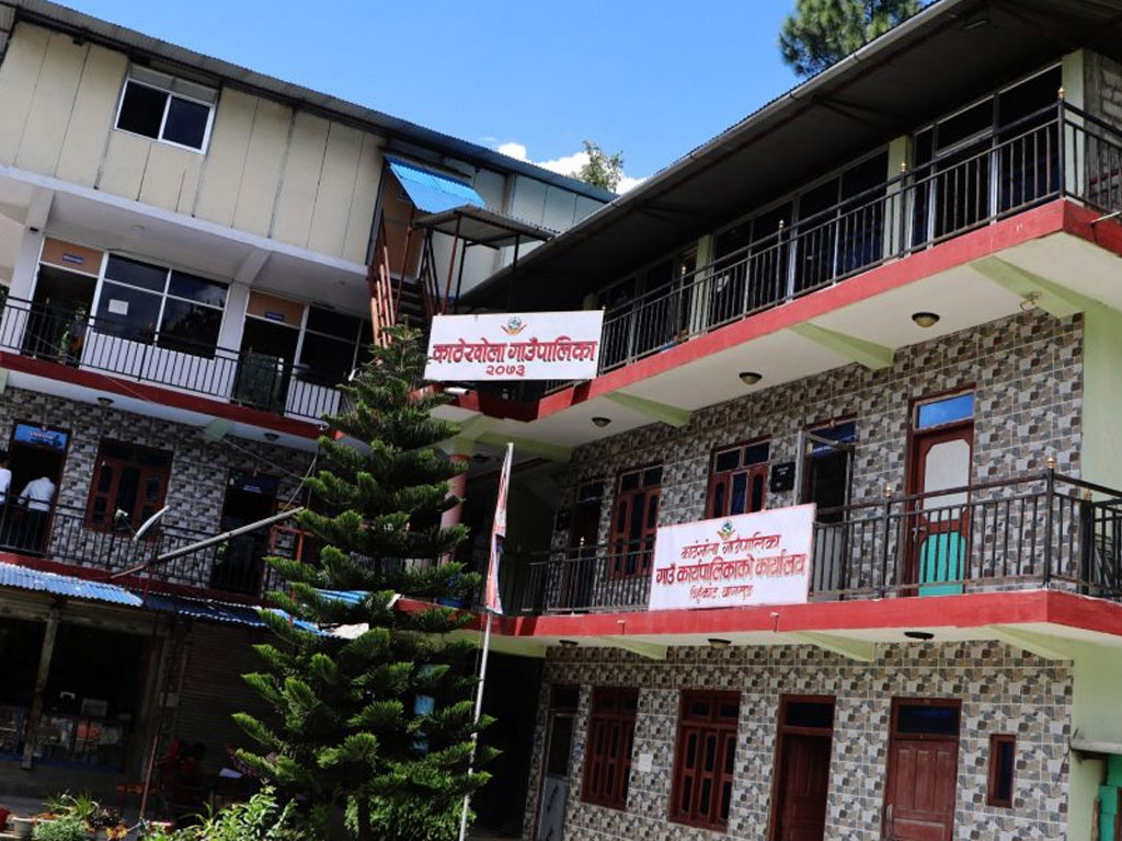 नौ वर्षमा टुंगियो गाउँपालिकाको केन्द्र