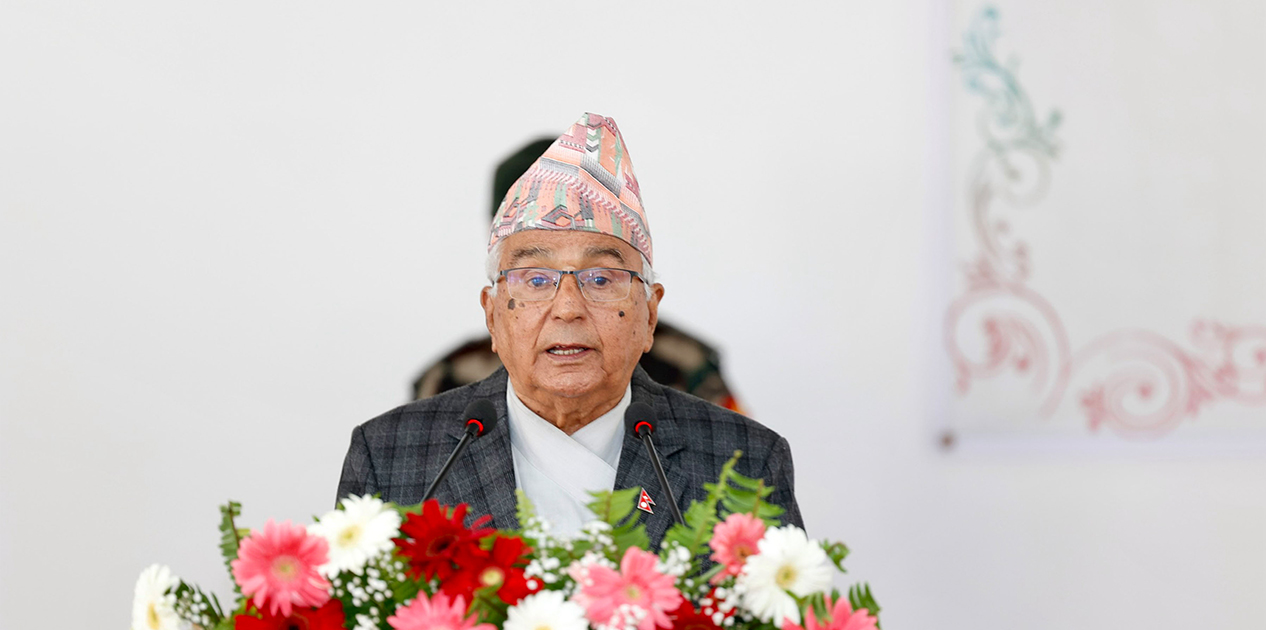 जितीया पर्वले आपसी सम्मान र सद्भाव कायम गर्दछ : राष्ट्रपति पौडेल