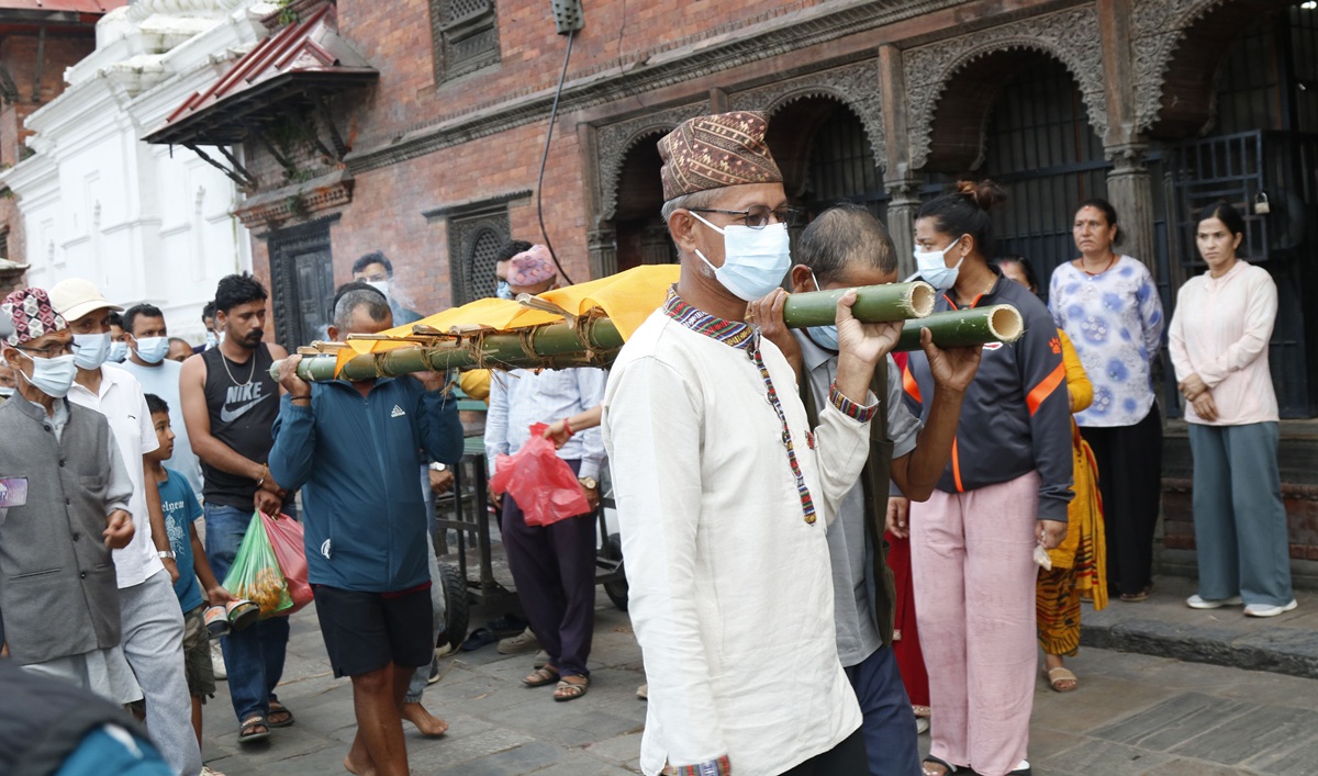हरायो आफन्त फर्किने आस, कुशको प्रतिमा बनाएर दाहसंस्कार
