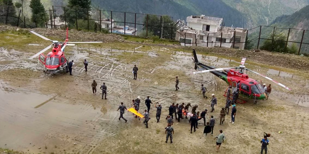 बाढी प्रभावितका लागि प्रवासी नेपाली सम्पर्क विभाग साउदीद्वारा १० लाख २५ हजार सहयोग
