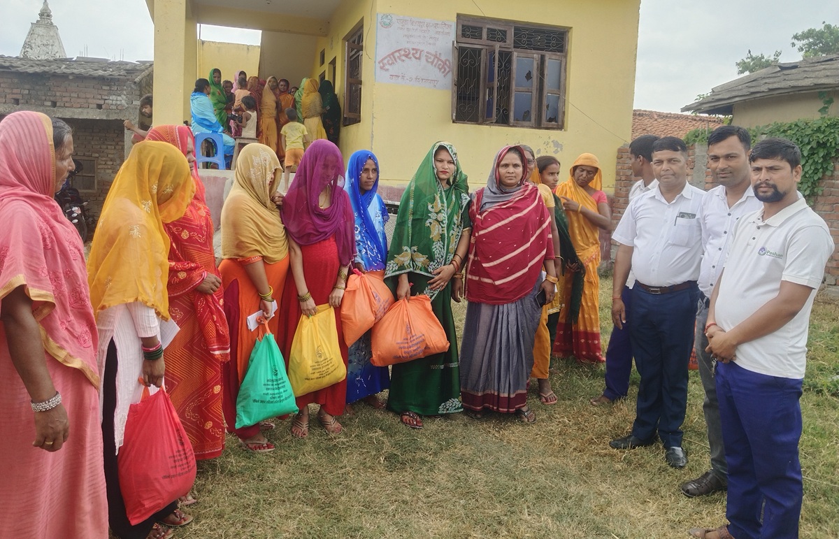 शितलपुरमा गर्भवती तथा सुत्केरीलाई पोसिलो आहार वितरण