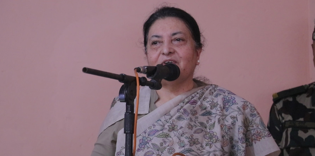 औद्योगिक क्षेत्रका समस्या समाधान गरेर अघि बढ्नुपर्छ : विद्यादेवी भण्डारी