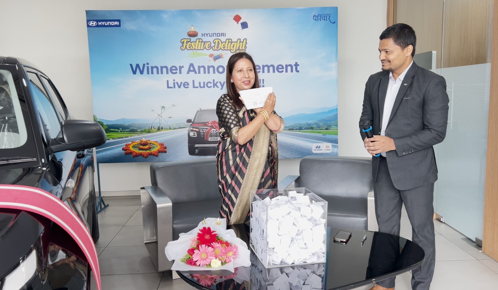 हुन्डाई फेस्टिभ डिलाइट २०८१ बम्पर अफरको विजेता घोषणा