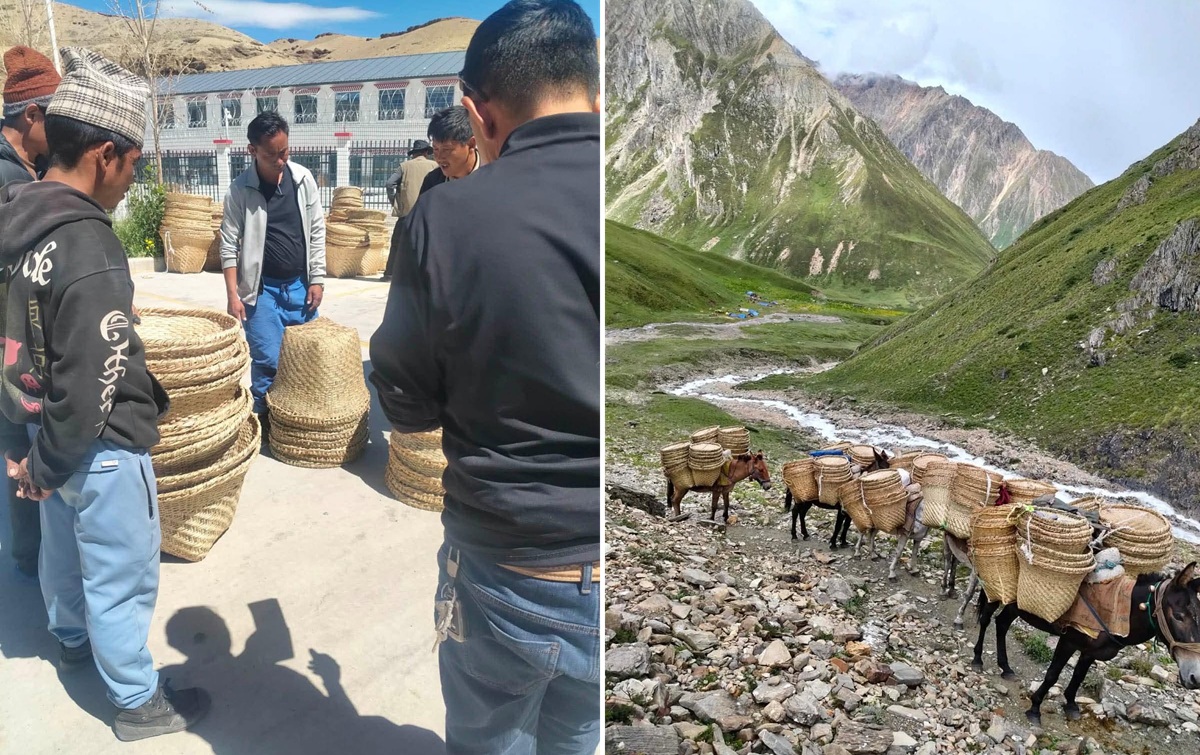 बझाङका निगालोका हस्तकला चीनको ताक्लाकोट बजारमा
