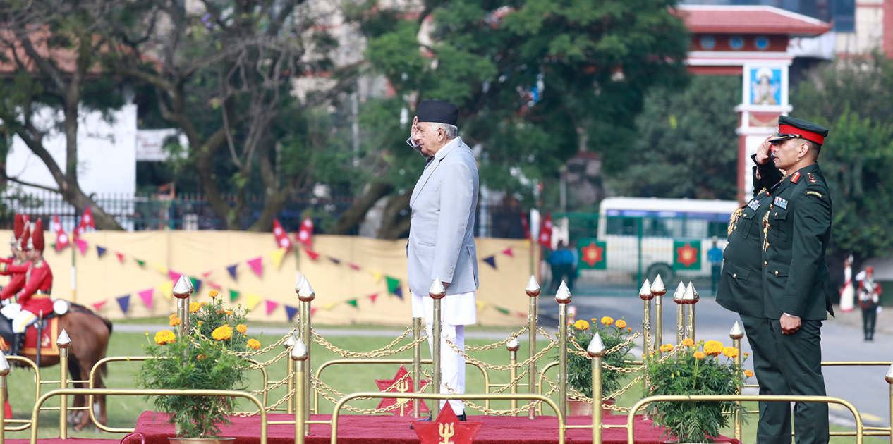 राष्ट्रपति पौडेल संविधान दिवसमा आयोजित विशेष समारोहमा सहभागी 
