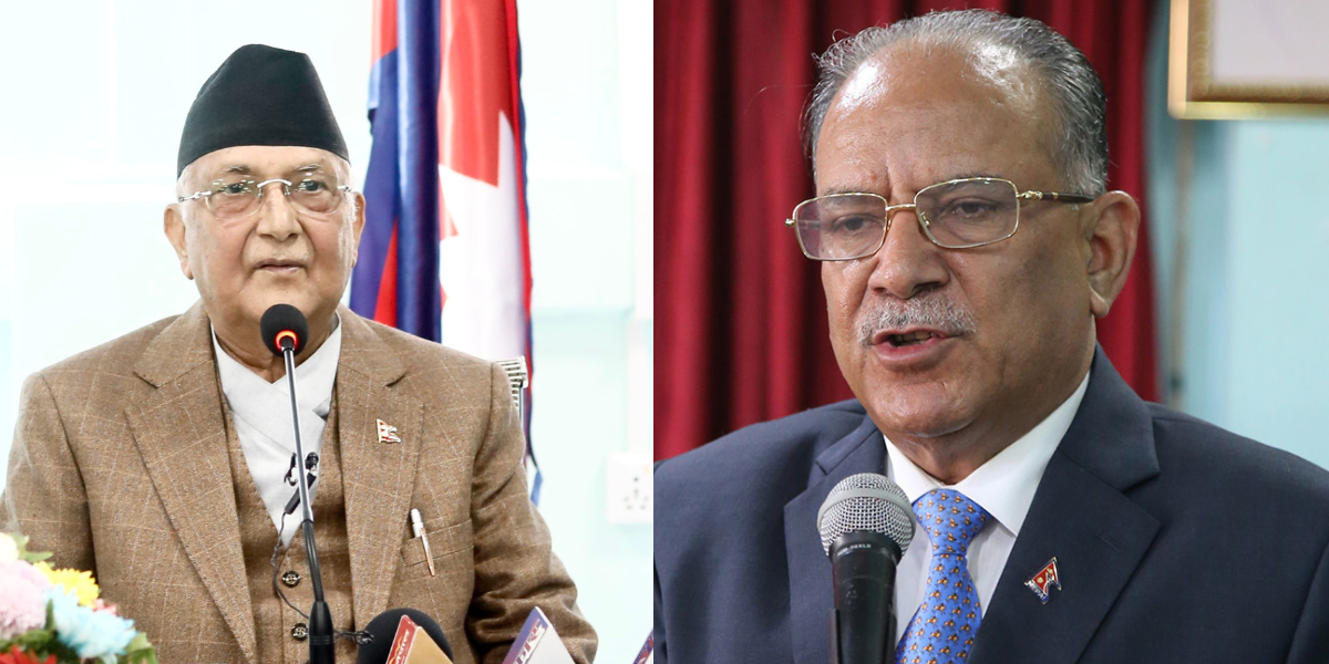 एमाले अध्यक्ष ओलीले भने– प्रचण्ड गम्भीर संटकमा छन् 