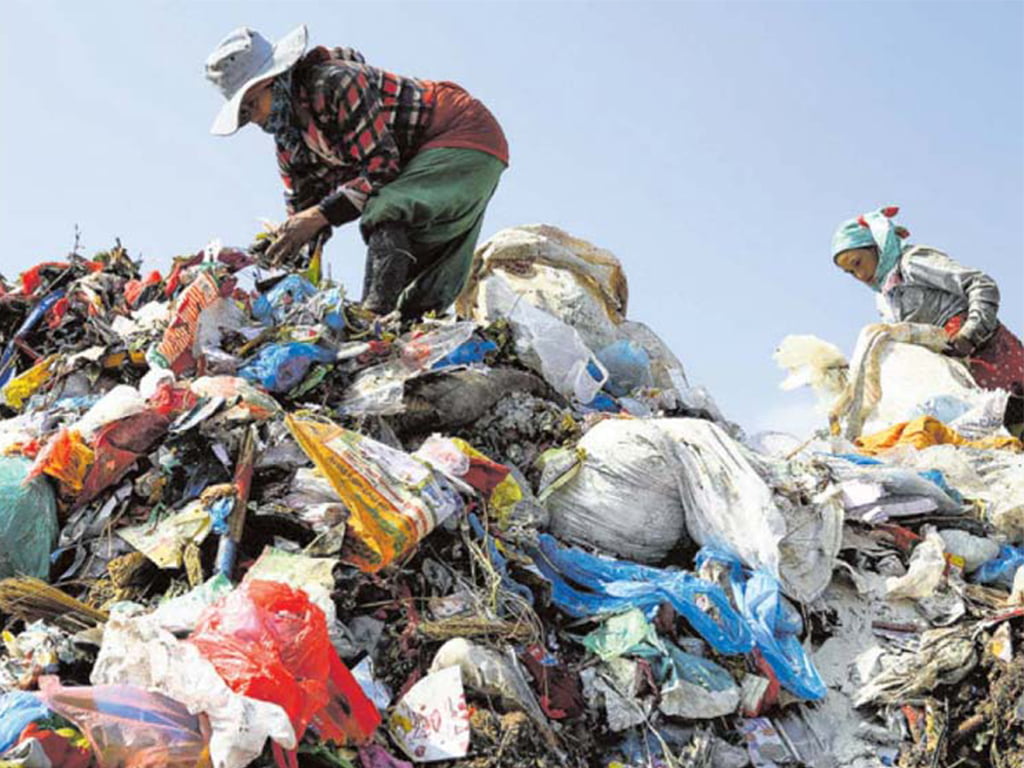 सिनामंगल क्षेत्रबाट साढे तीन मेट्रिक टन नकुहिने फोहर व्यवस्थापन