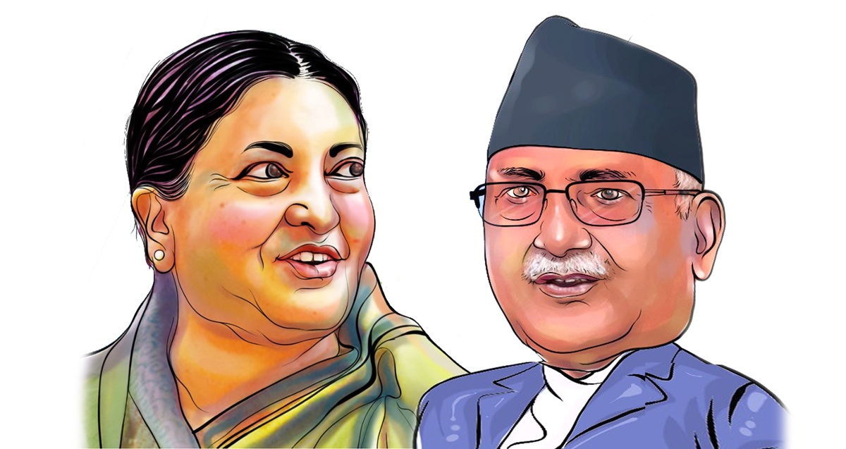 ओलीको आशीर्वाद खोज्न गुण्डु पुगेकी विद्याको ‘पार्टी प्रेम’