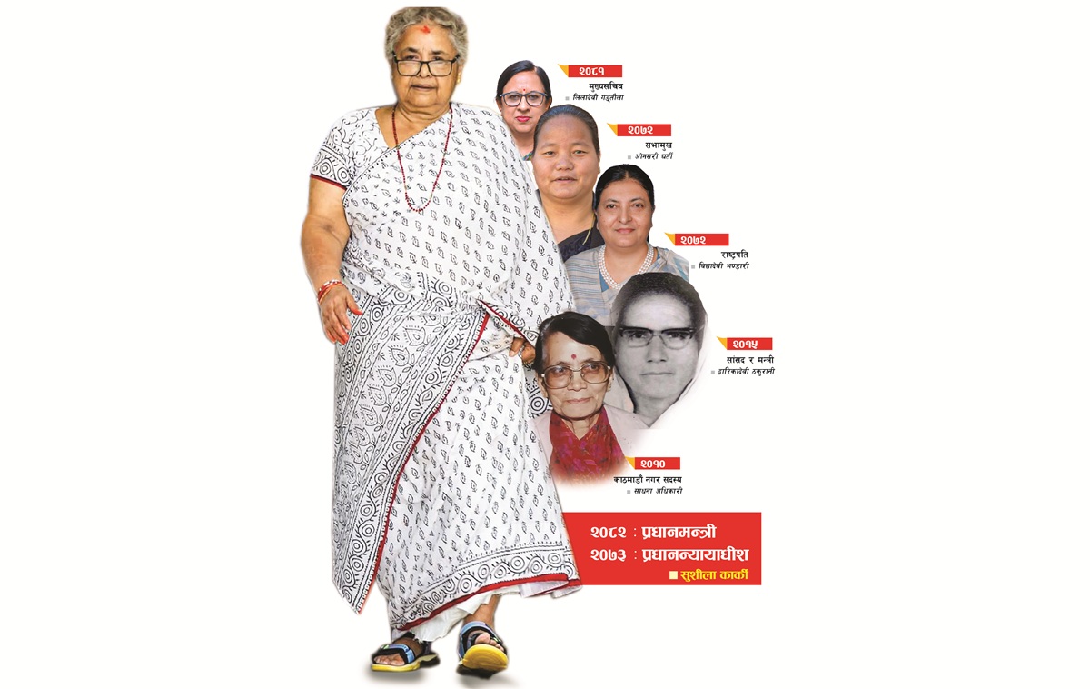 भोट हाल्न पाएको ७२ वर्षपछि महिला प्रधानमन्त्री