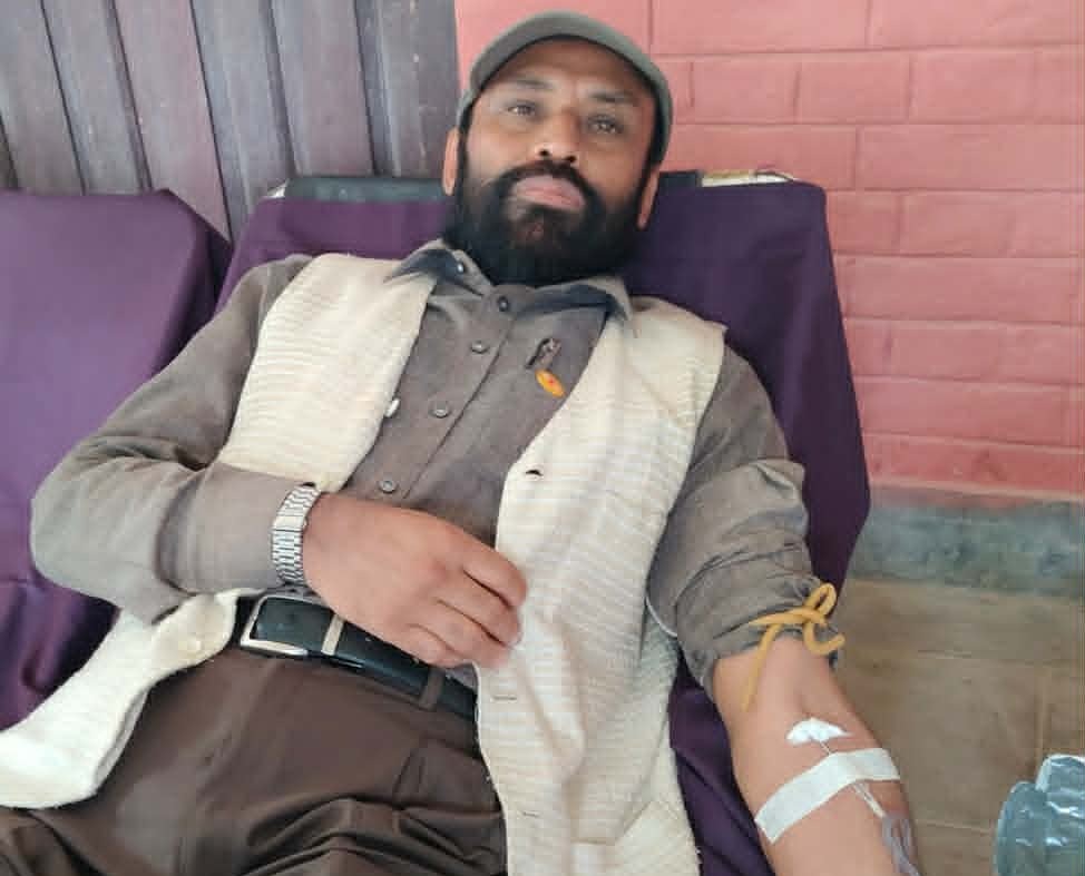 अग्रणी रक्तदाता प्रेमसागर : जसले १८६ पटक गरे रक्तदान