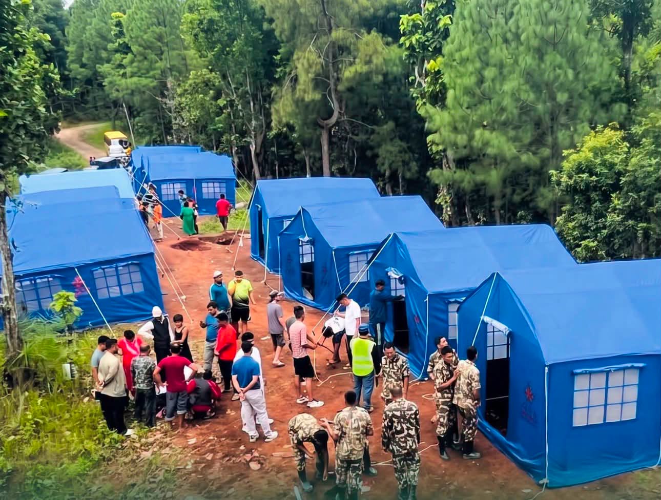 बाढीप्रभावितलाई नयाँ सहरमा सारिँदै