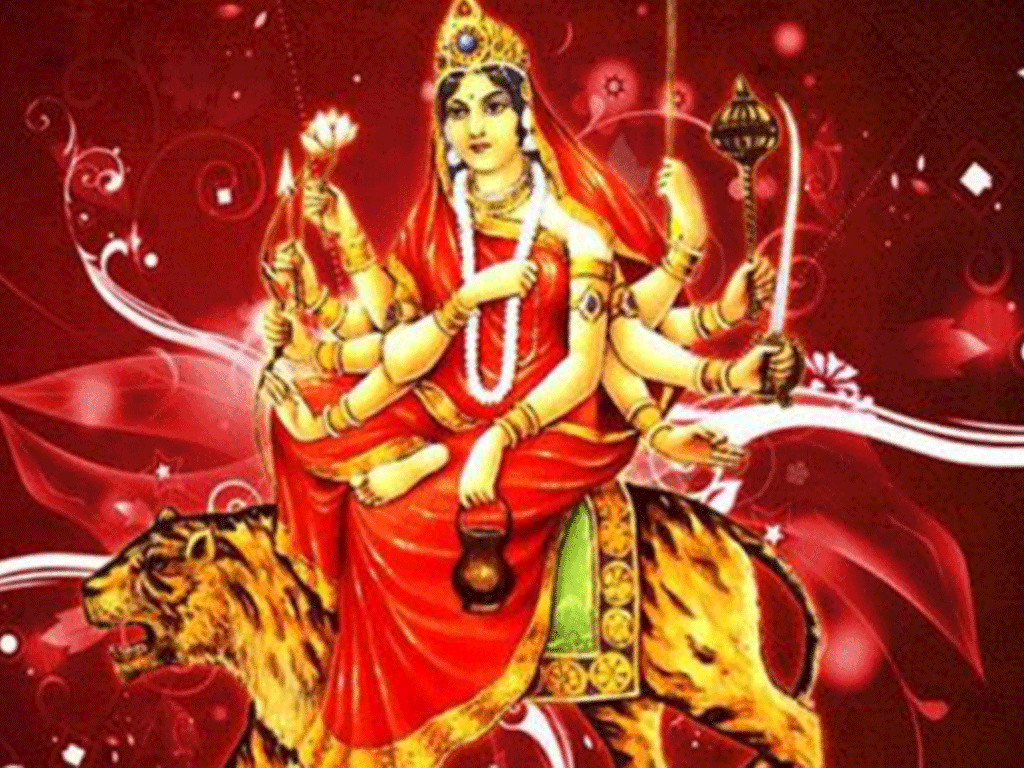 आज नवरात्रको तेस्रो दिन : चन्द्रघण्टा देवीको पूजा आराधना गरिँदै 
