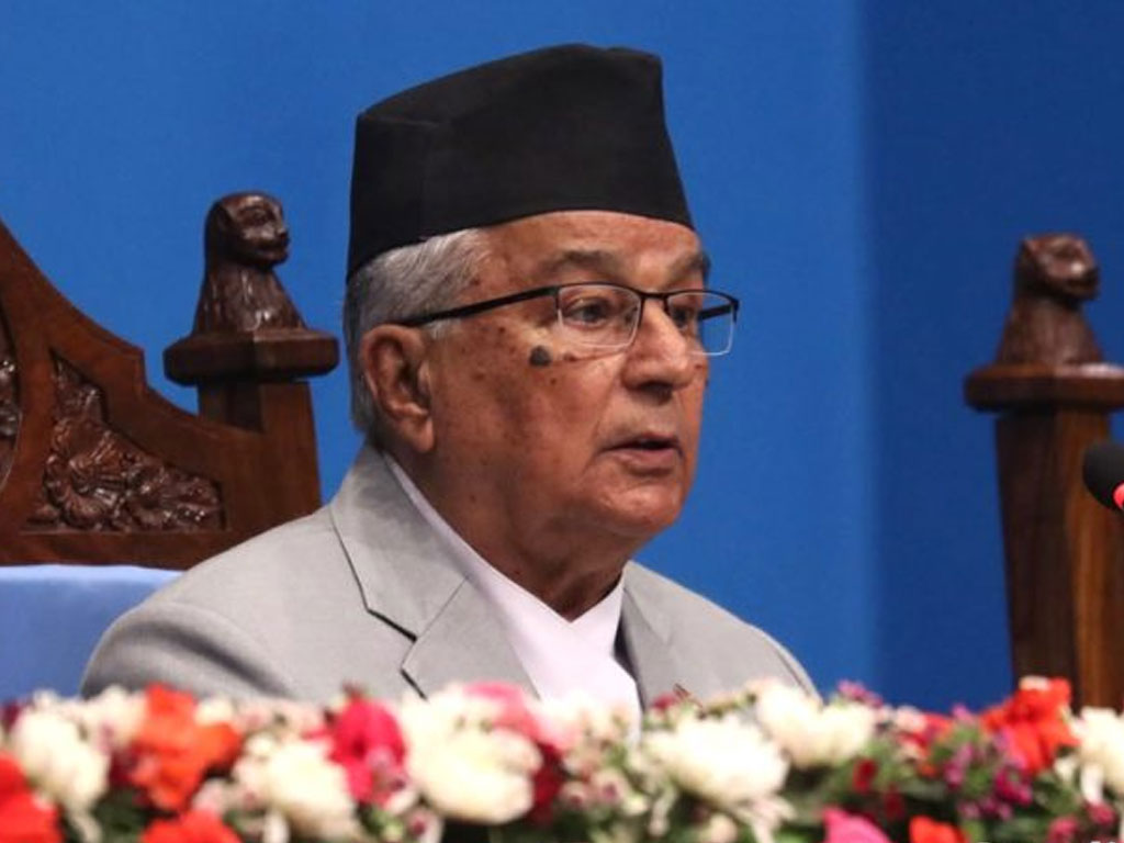 समृद्ध नेपाल निर्माणमा राज्य, निजी क्षेत्र र समाजको साझा राष्ट्रिय संकल्प आवश्यक छ : राष्ट्रपति पौडेल