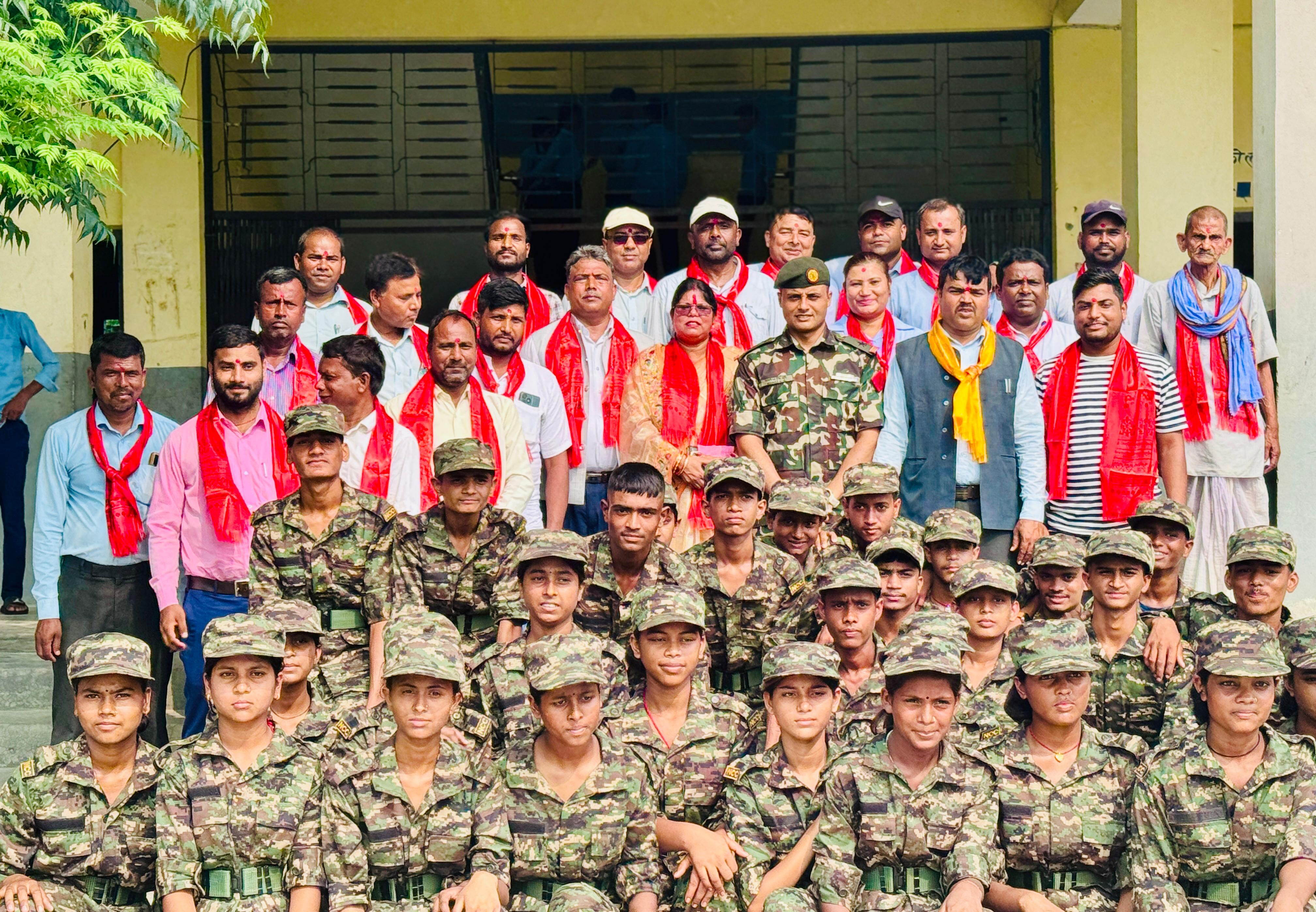 विद्यार्थीलाई सेनाको ‘एनसिसी’ तालिम
