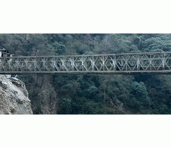 लिपिङ खोलामा बेलिब्रिज राखियो