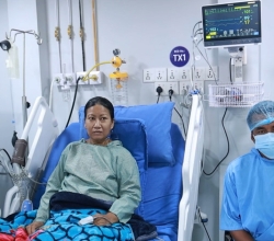 भोटेकोशी बाढीले सर्वस्व गुमाएकी विष्णुकुमारी नि:शुल्क मिर्गौला प्रत्यारोपणपछि डिस्चार्ज