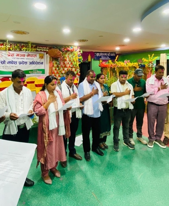 प्रेस मञ्च मधेश प्रदेशको अध्यक्षमा पुनः यादव चयन