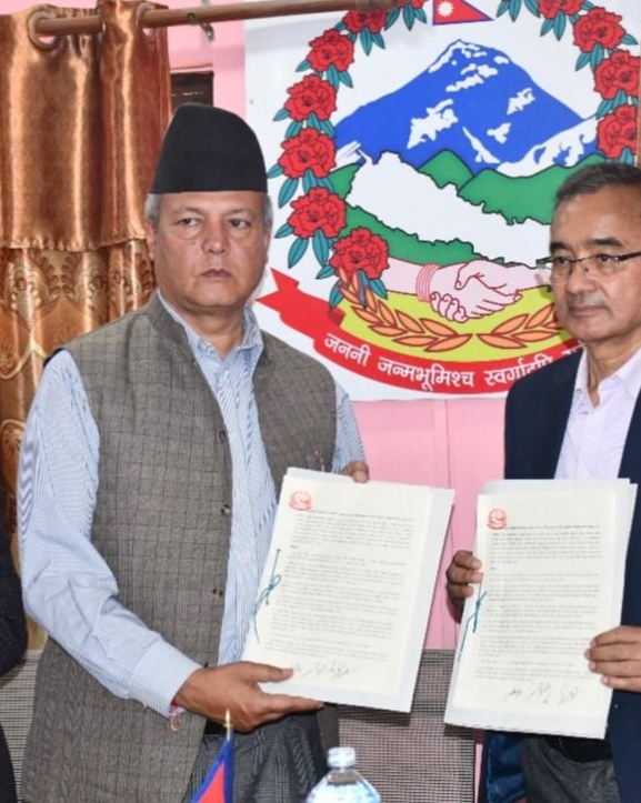 टोखा नगरपालिका र गंगालाल अस्पतालबीच मुटु रोग उपचारसम्बन्धी सम्झौता