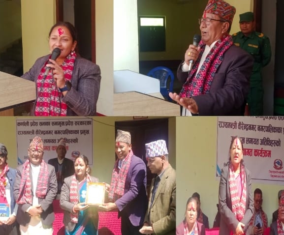 वीरेन्द्रनगर र त्रिपुरासुन्दरी नगरपालिकाबीच सम्झौता