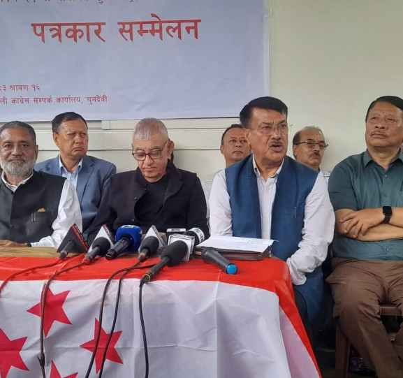 कांग्रेसइतर समूहको नेतृत्वमा शशांक
