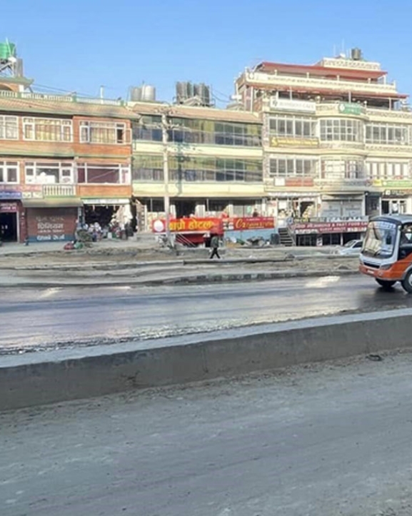 वर्षाले सूर्य विनायक-साँगा सडकमा एकतर्फी सवारी सञ्चालन