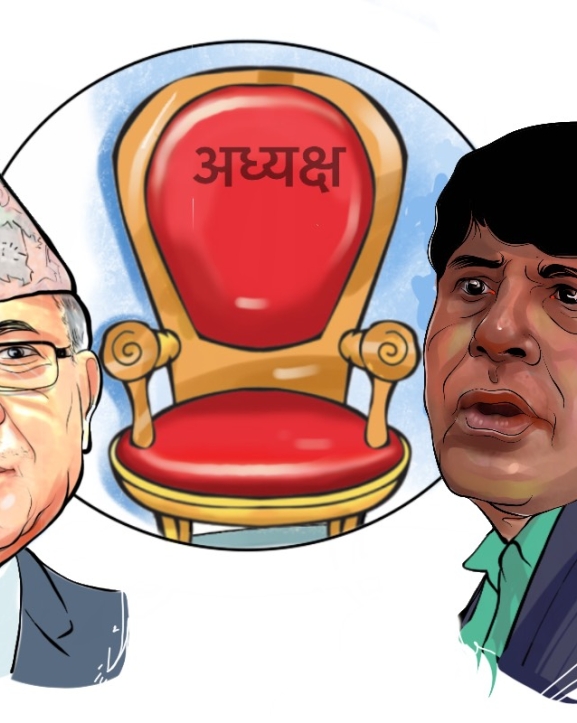 मैदानमा माधव र घनश्याम