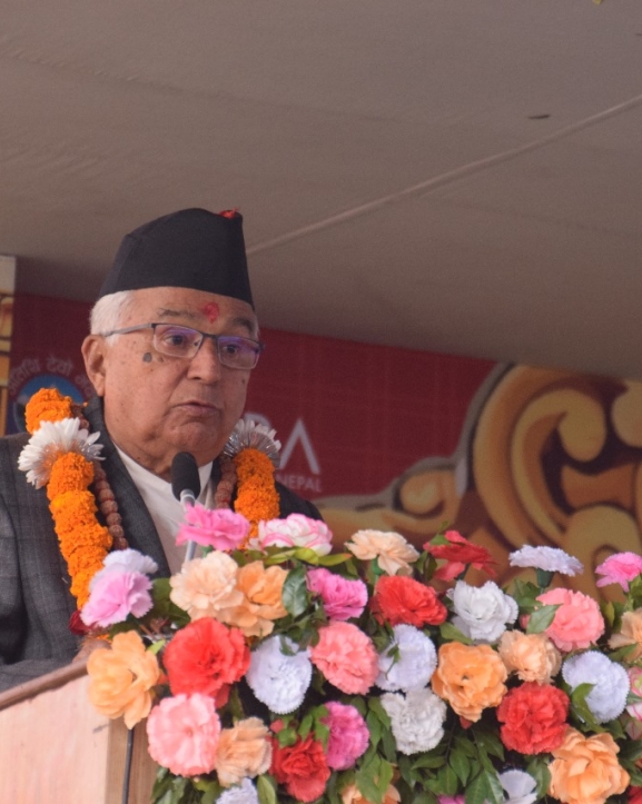 राष्ट्रपतिद्वारा राष्ट्र निर्माणको महाअभियानमा जुट्न अपिल
