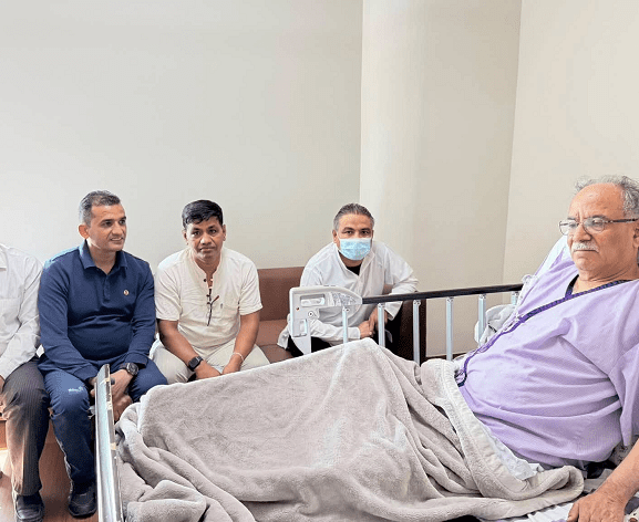 प्रचण्डको अवस्था सुधारोन्मुख, भोलिसम्म डिस्चार्ज हुने
