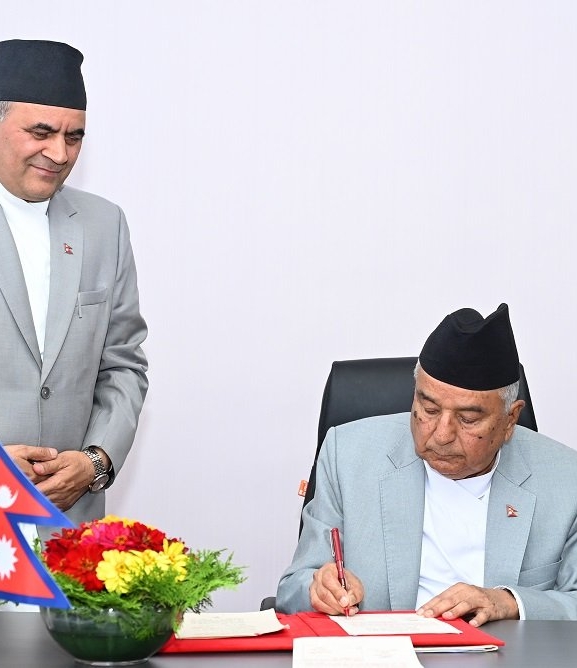 सेना परिचालन गर्न राष्ट्रपतिद्वारा स्वीकृति