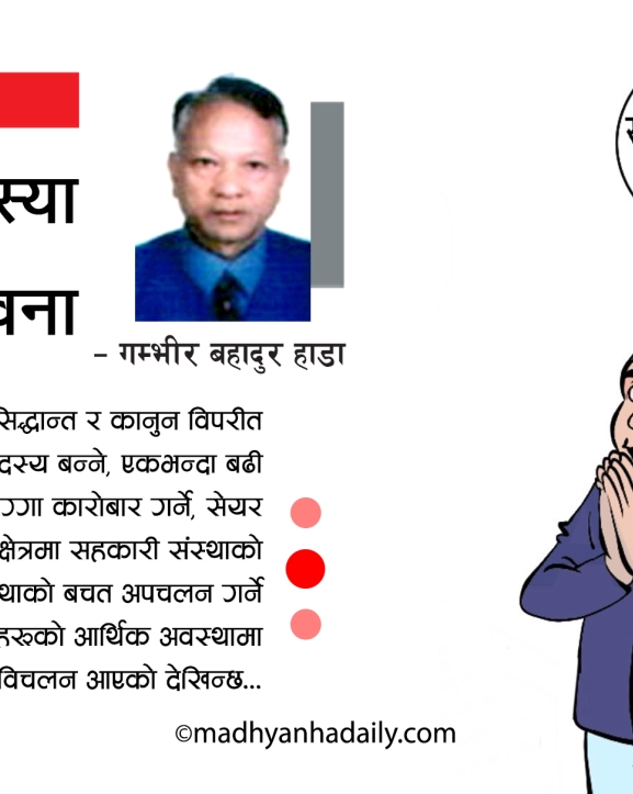 सहकारीका समस्या र सम्भावना