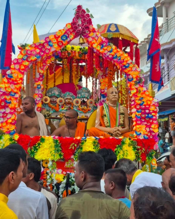 गौरमा श्री जगन्नाथ रथयात्रामा हजारौं श्रद्धालुको सहभागिता