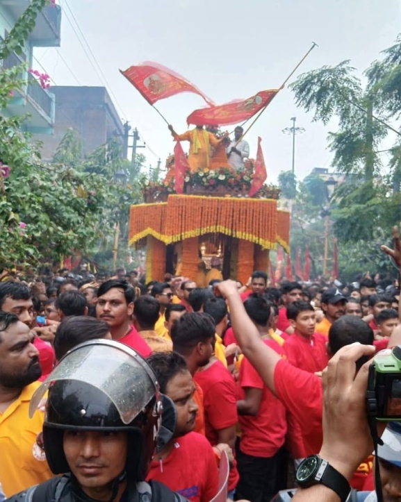 गहवामाईको रथयात्रा वीरगञ्जमा सम्पन्न