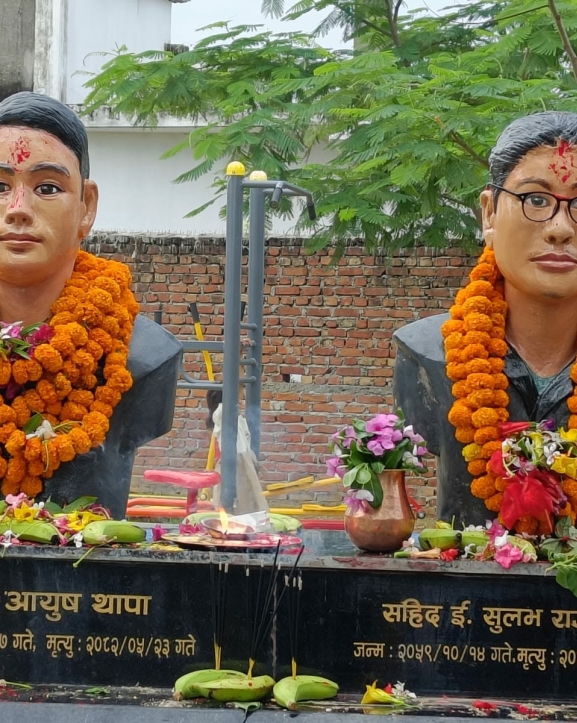 जेनजी आन्दोलनका शहीदको स्मृतिमा नेपालगन्जमा सालिकसहित पार्क निर्माण