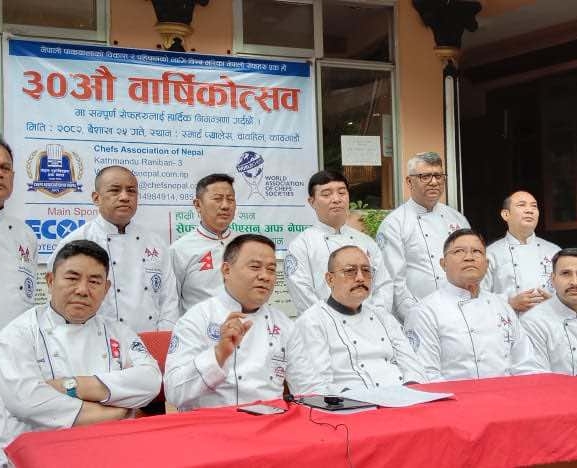 सेफ्स एसोसिएसन अफ नेपालले विविध कार्यक्रम गर्दै ३०औं वार्षिकोत्सव मनाउने