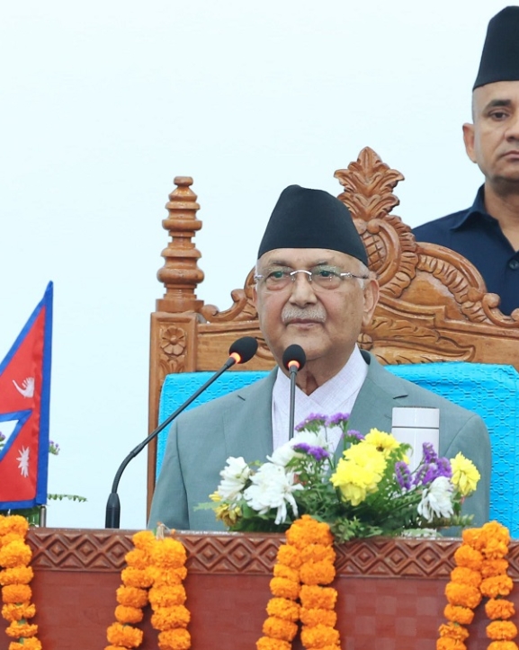 मधेश प्रदेशसभामा प्रधानमन्त्रीको सम्बोधन : 'जनतालाई पवित्रभावका साथ सेवा दिएर लोकतन्त्रलाई बलियो बनाउनुपर्छ'