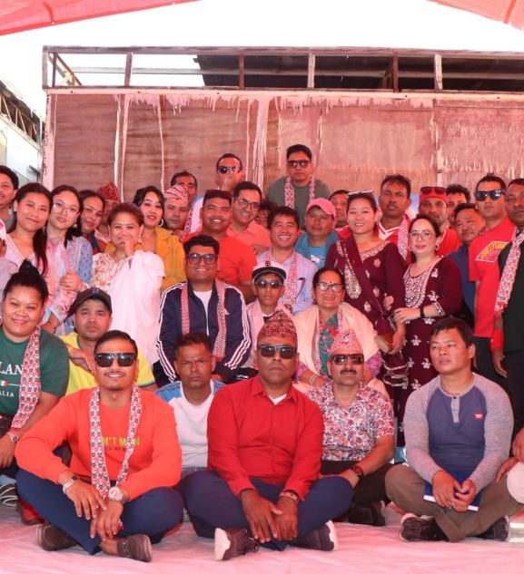 मोना कतारद्वारा नयाँ वर्षको अवसरमा शुभकामना आदान–प्रदान सम्पन्न