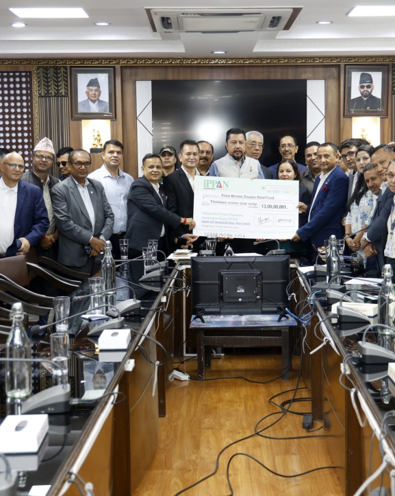 इप्पानद्वारा १३ करोड १ रुपैयाँ सहयोग