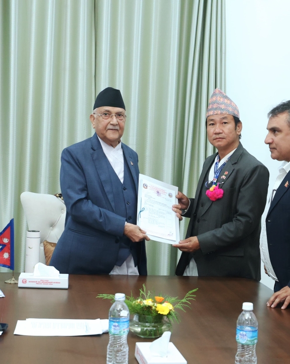 धरानवासीलाई खानेपानीको प्रबन्ध गर्ने प्रक्रिया अघि बढ्यो : प्रधानमन्त्री
