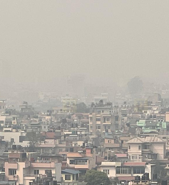 ‘काठमाडौँमा वायु प्रदूषण बढ्यो’ -एक्युआई
