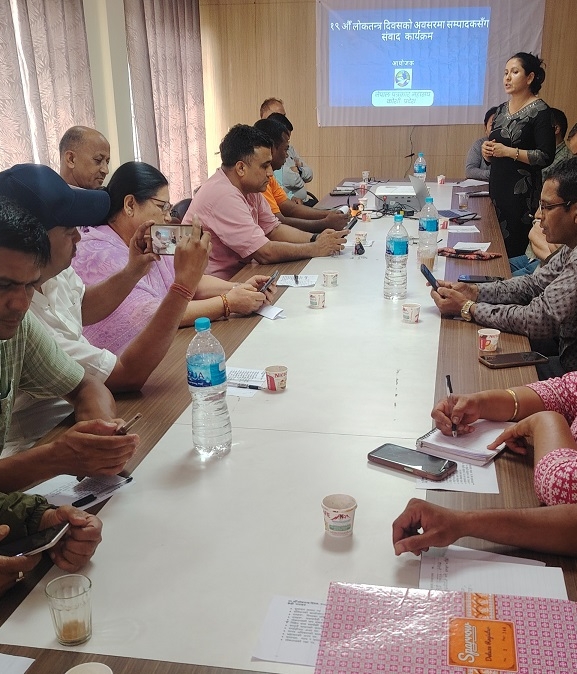 ‘लोकतन्त्र सबलीकरणमा मिडियाको भूमिका अपरिहार्य’