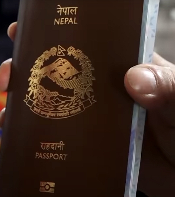 युरोप, जापान र कोरियाको नाममा पासपोर्ट होल्ड